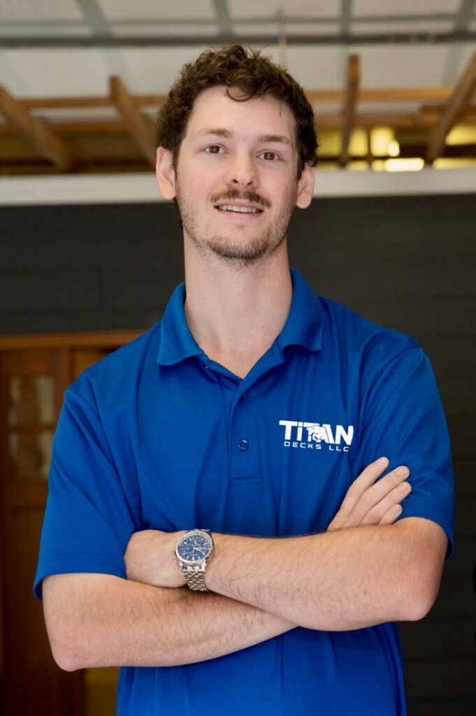 Kyle Speese, owner and professional deck builder at Titan Decks LLC, serving Raleigh and Dunn, NC.