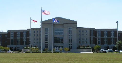 Titan Decks service area - The Harnett County Courthouse in Lillington, NC.
