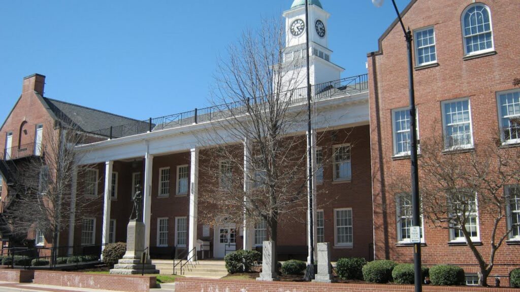 Titan Decks service area - The Sampson County Courthouse in downtown Clinton, NC.