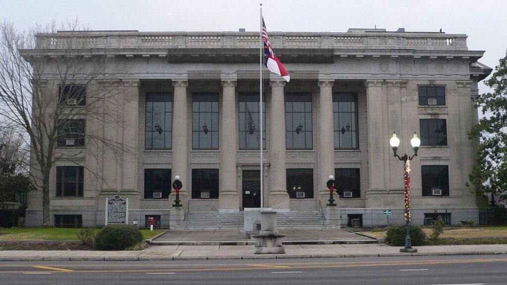 Titan Decks service area - The Johnston County Courthouse in downtown Smithfield, NC.