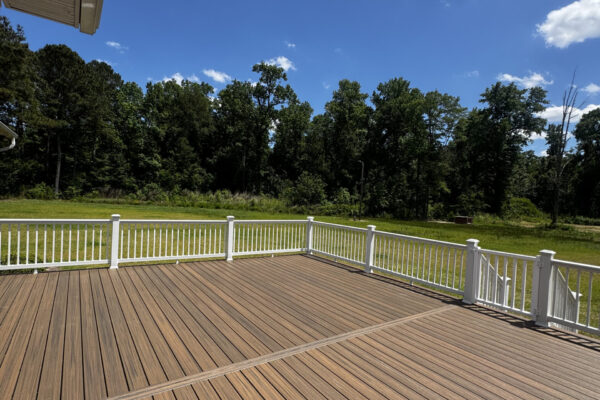 Titan Decks- Local Deck Builder-NC- New Trex Composite Toasted Sand Deck Build After Photo 13 Titan Decks- Local Deck Builder-NC- New Trex Composite Toasted Sand Deck Build After Photo 13