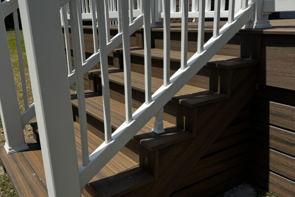 Titan Decks- Local Deck Builder-NC- New Trex Composite Toasted Sand Deck Build After Photo 2 Titan Decks- Local Deck Builder-NC- New Trex Composite Toasted Sand Deck Build After Photo 2