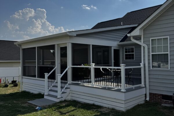 Lillngton Trex Deck an a Porch Build Lillngton Trex Deck an a Porch Build